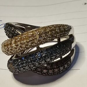 925 sterling silver diamond ring